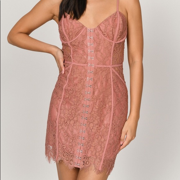 Tobi Honeymoon Sienna Lace Bodycon Dress - Picture 1 of 5